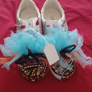 Gerry Weber Colorful Sneakers with Silver and Blue Accents